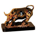 Wall Street Bull Dark Copper - 8" W x 6" H